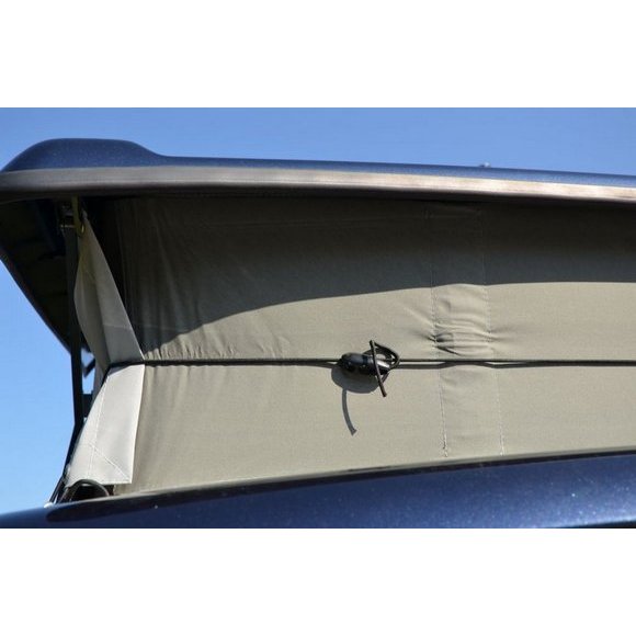 Baguette de fixation de ciel de toit en angle autour du toit découvrable et  du caisson de ventilation au-dessus de la cabine 1950-7/1967, 80cm