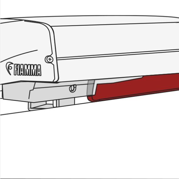 Joint anti-pluie en caoutchouc pour auvent Fiamma F45S ou F35 Pro installé  sur rail VW T5-T6 California
